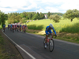 2. Durchfahrt des Rennens am Donnerstag in Niedergailbach